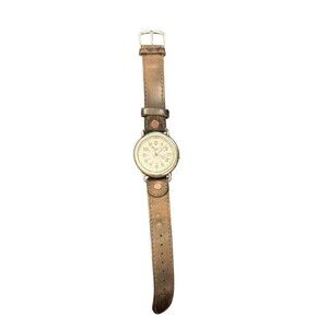 Vintage Victorinox SWISS ARMY Watch Mens CAVALRY White Dial Leather